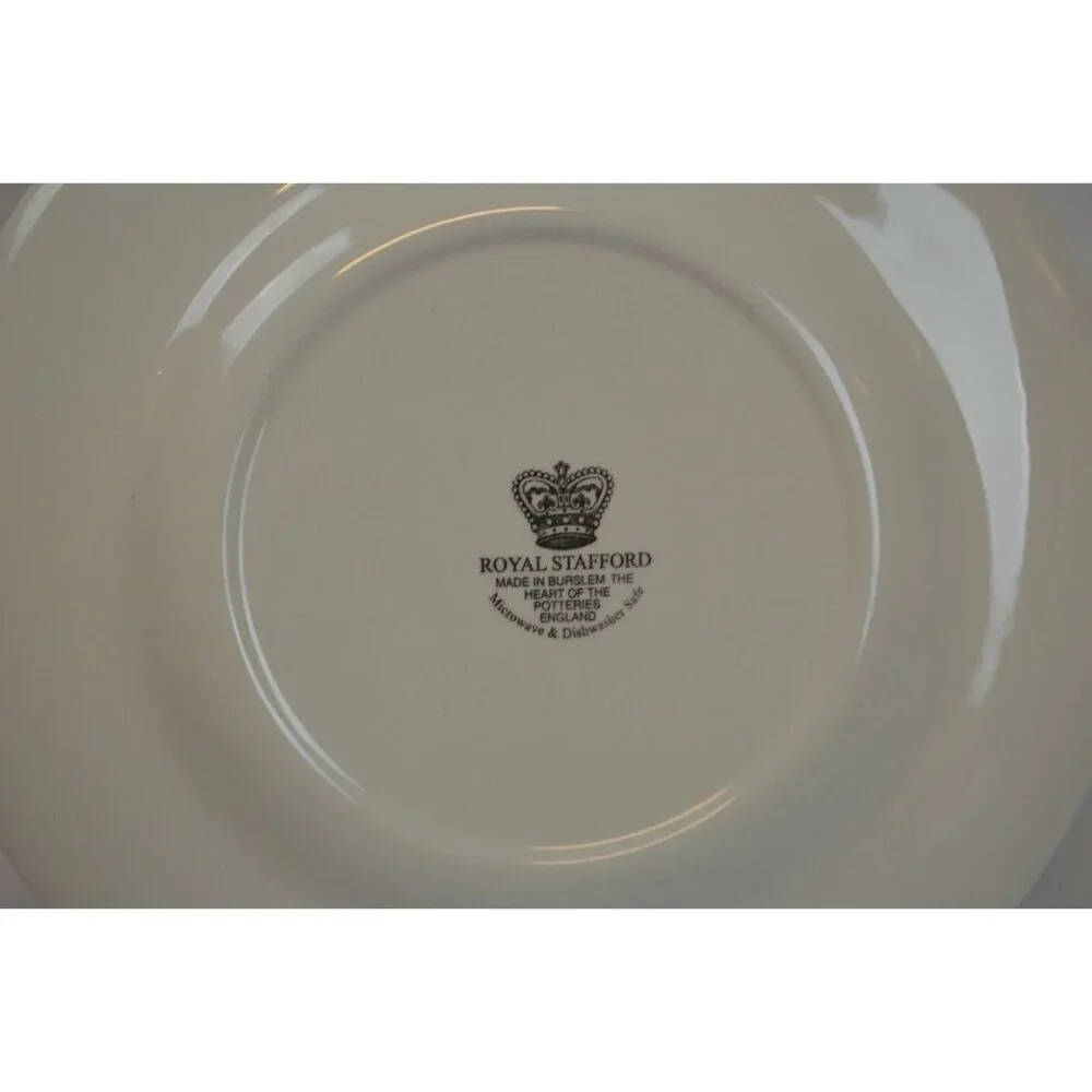 Til Death Do Us Part Halloween Set Of X4Dinner Plates Royal Stafford 11” - NEW